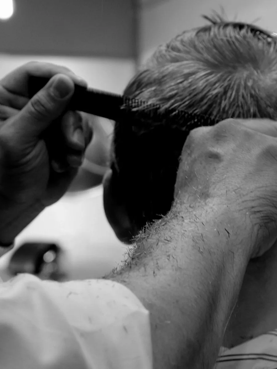 Skin fade haircut