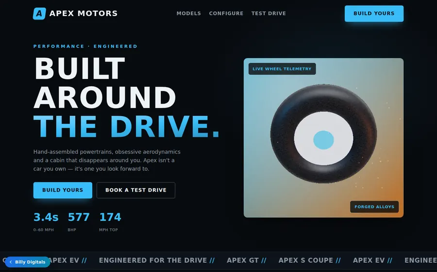 Apex Motors template