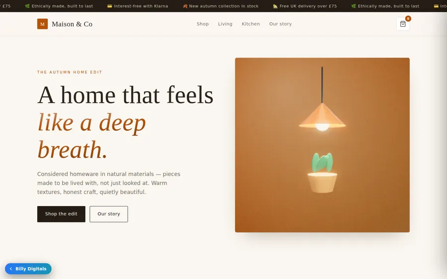 Maison & Co template