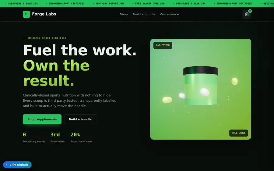 Forge Labs template