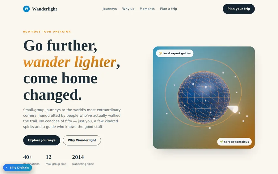 Wanderlight template