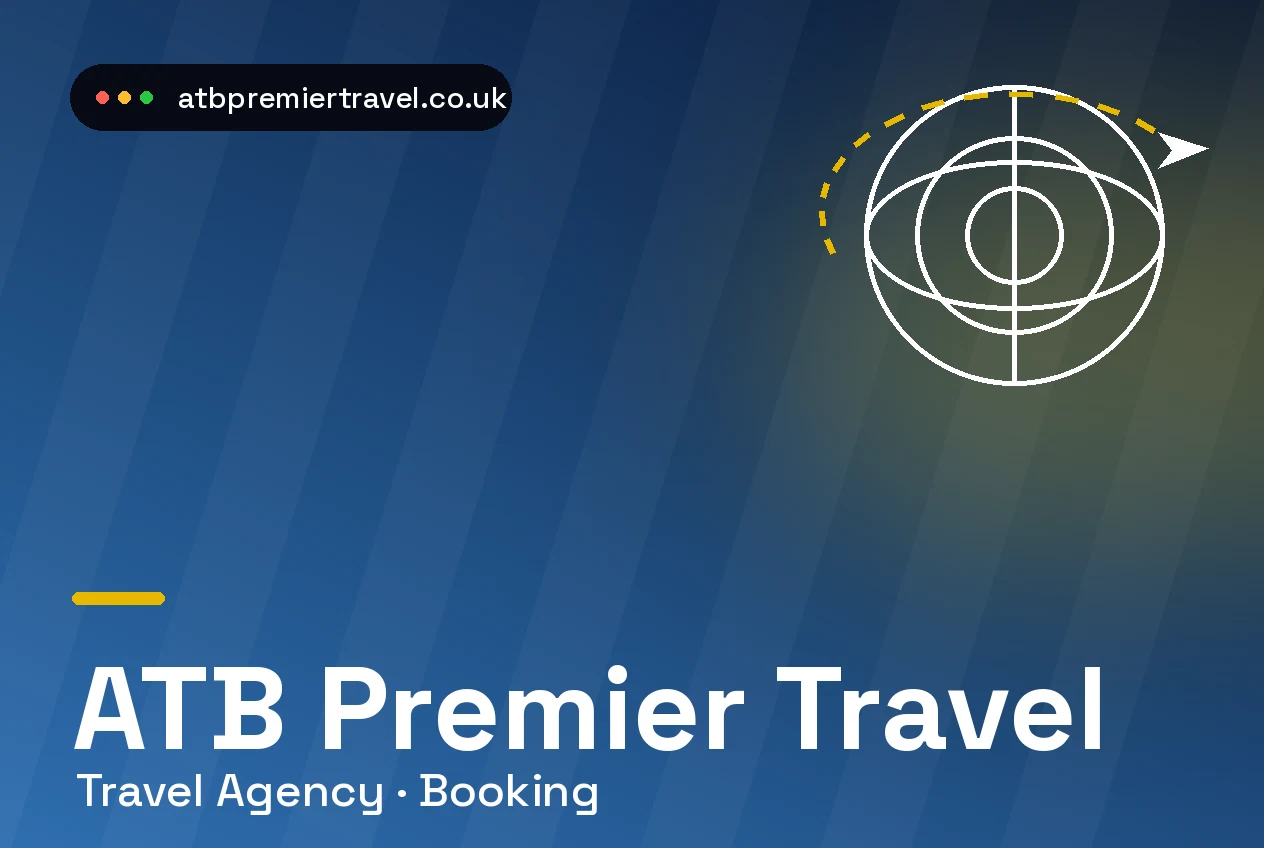 ATB Premier Travel — travel agency website designed and built by Billy Digitals