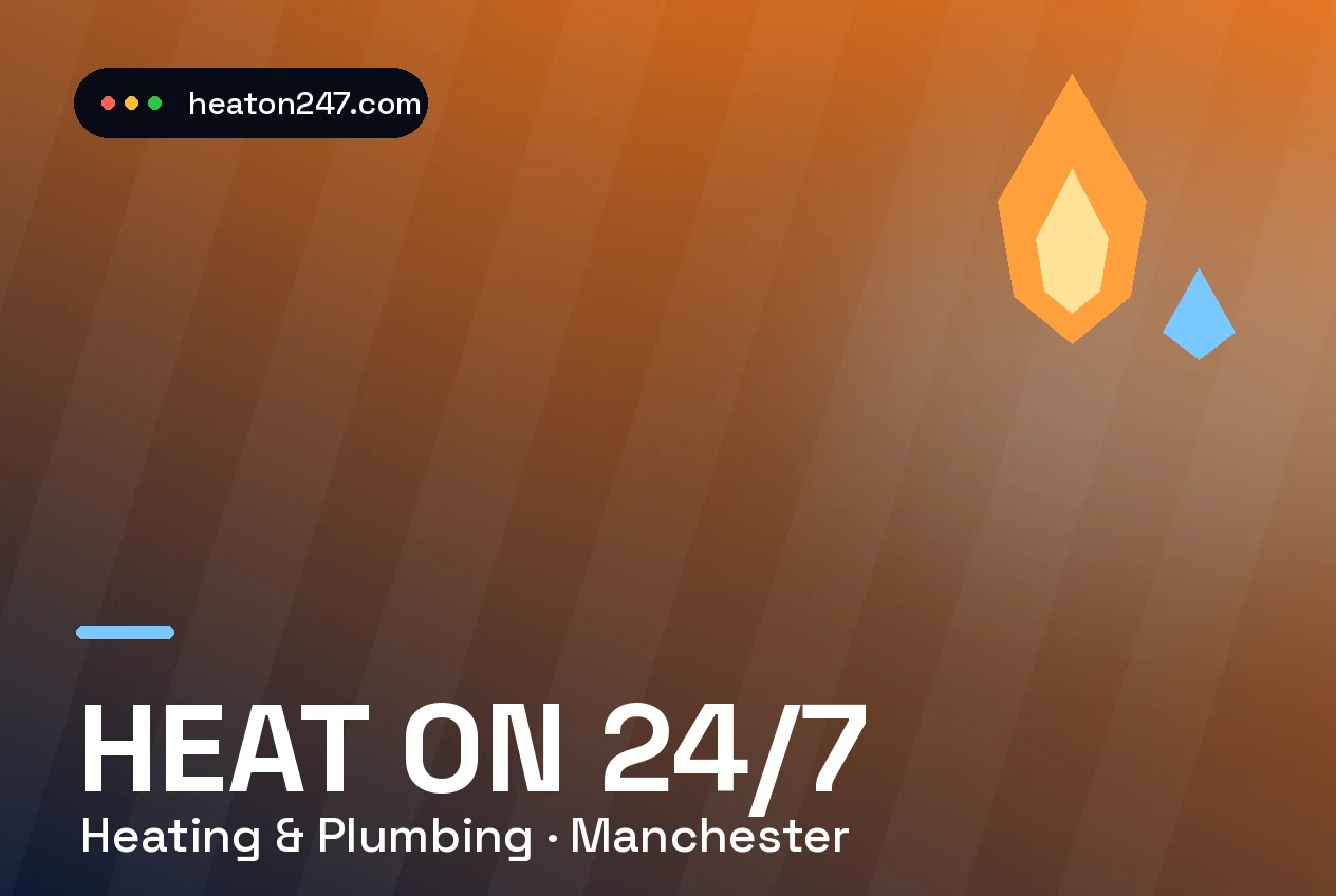 HEAT ON 24/7 — heating and plumbing website designed and built by Billy Digitals